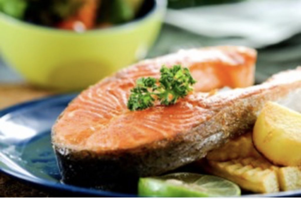 Salmon is a rich source of omega-3 fatty acids