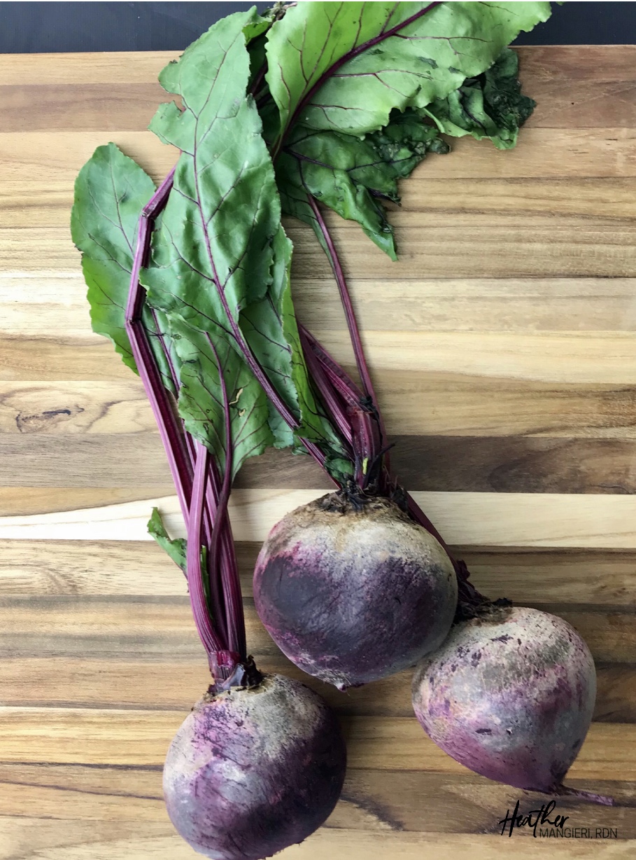 Sliced Roasted Beets Heather Mangieri Nutrition