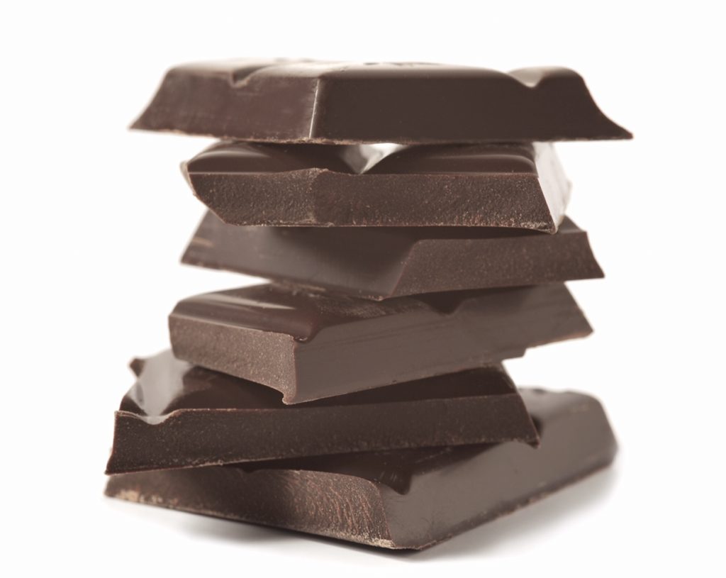Dark chocolate contains flavonoids that offer more than just a sweet treat. Studies show that it can play a positive role on heart health, weight management, diabetes and stress levels.