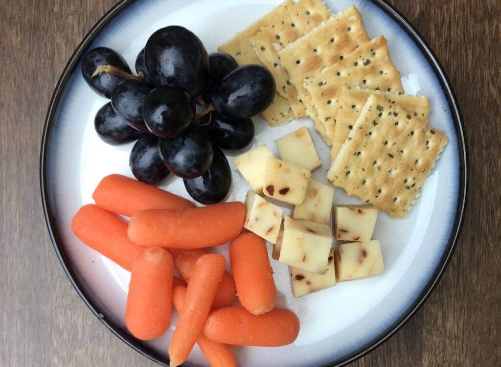 Pair protein like cheese with fruit for a quick breakfast