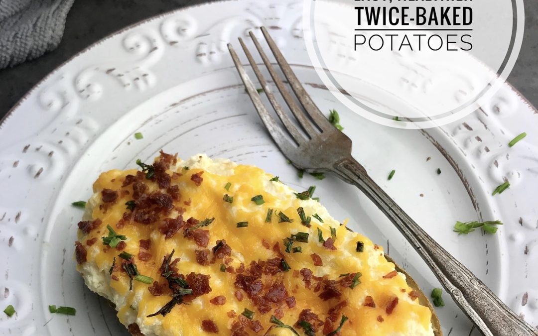 This creamy on the inside, crunchy on the outside twice-baked potato recipe is so easy to prepare, and packed full of potassium, fiber and vitamin C