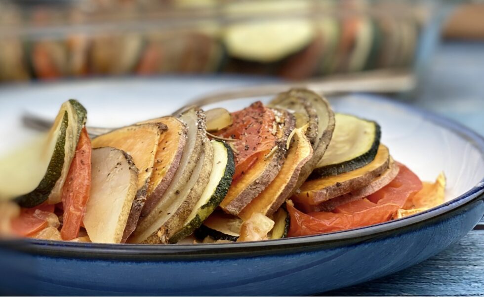 Potato, Tomato And Zucchini Casserole Heather Mangieri Nutrition