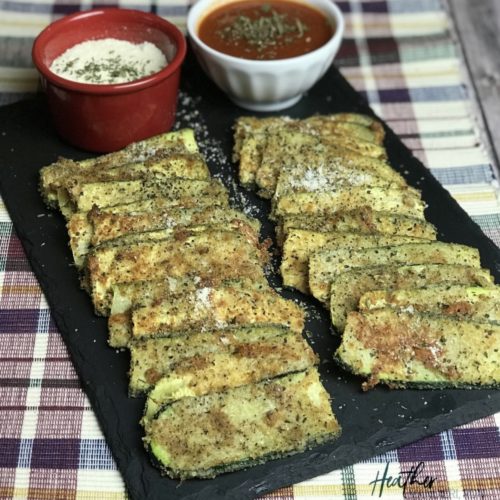 Baked, Breaded Zucchini Heather Mangieri Nutrition