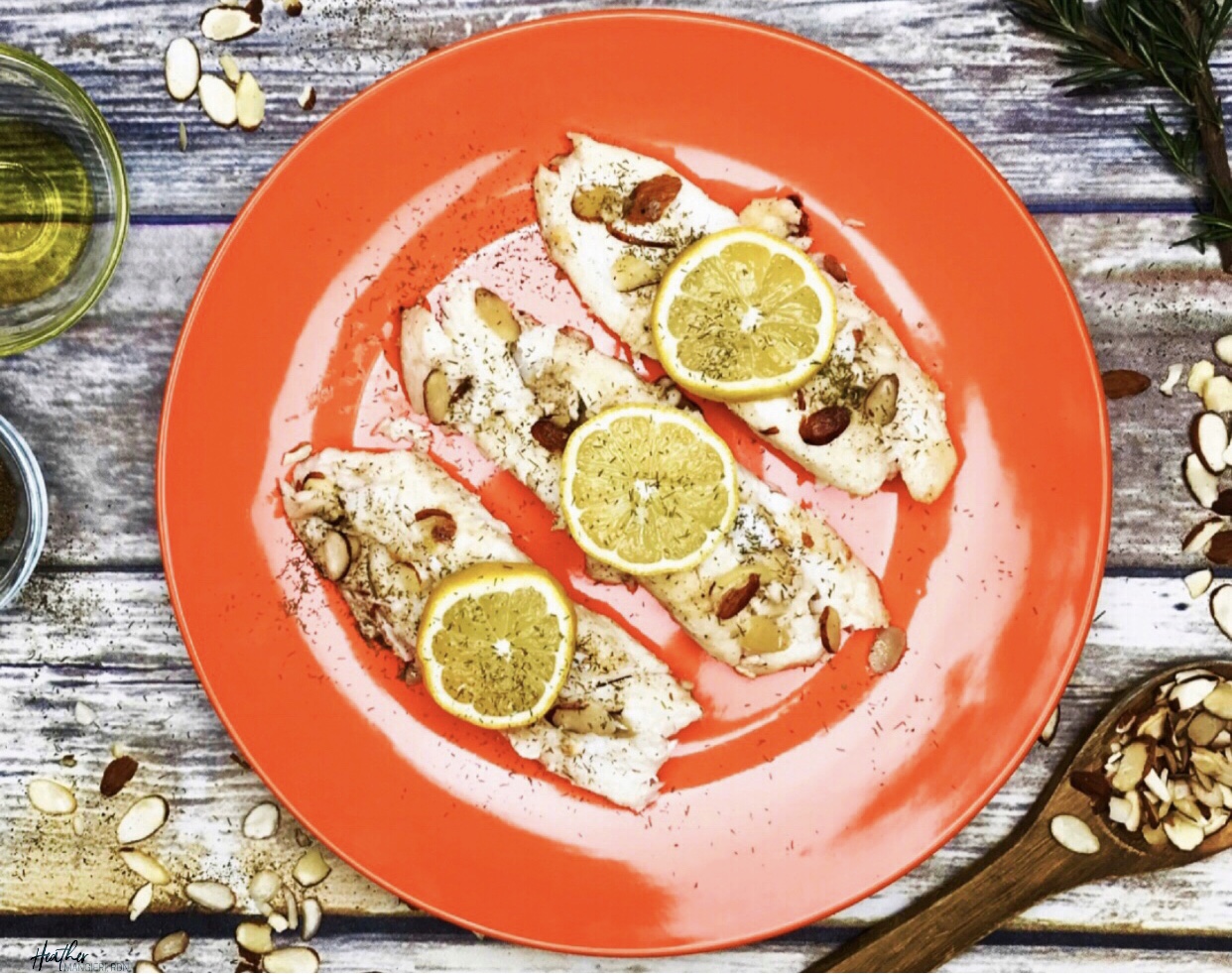 Tilapia Almondine Heather Mangieri Nutrition