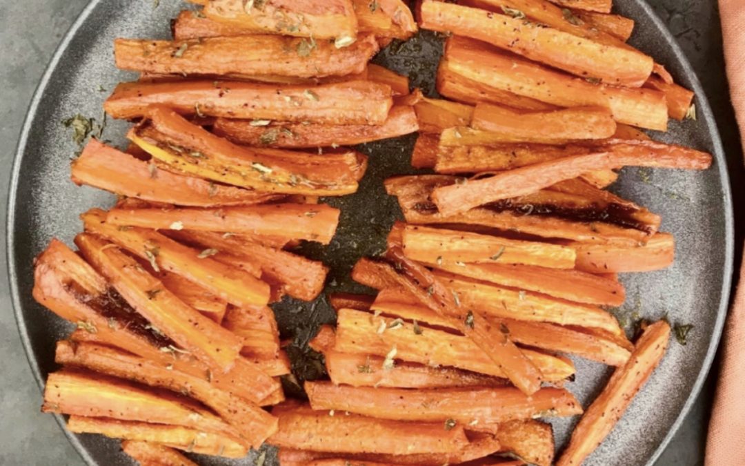 The Recipes with the Calories and Nutrition Facts in Roasted Carrots