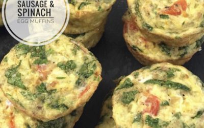 Sausage and Spinach Egg Muffins