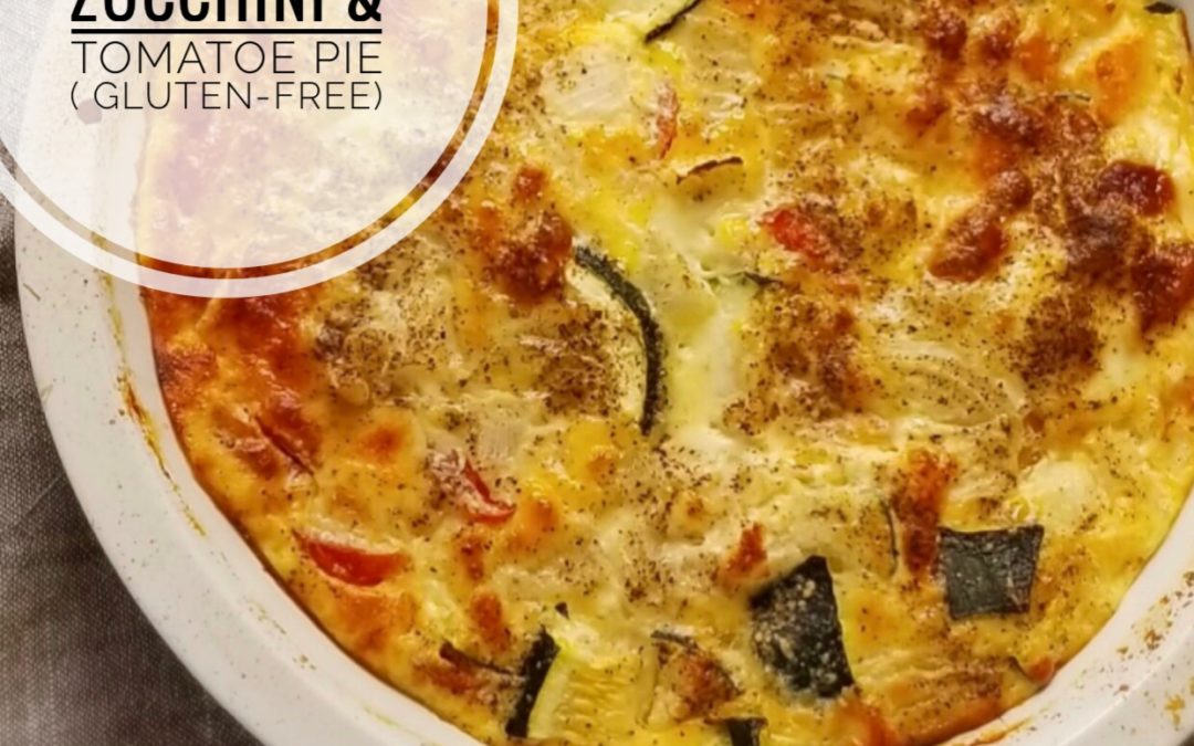 This crustless, gluten-free vegetarian pie combines zucchini, tomato, cheese and eggs for a simple, savory dish that can be enjoyed any time of day. It's gluten free, keto friendly and vegetarian. It shares the calorie, other nutritional information and recipe.