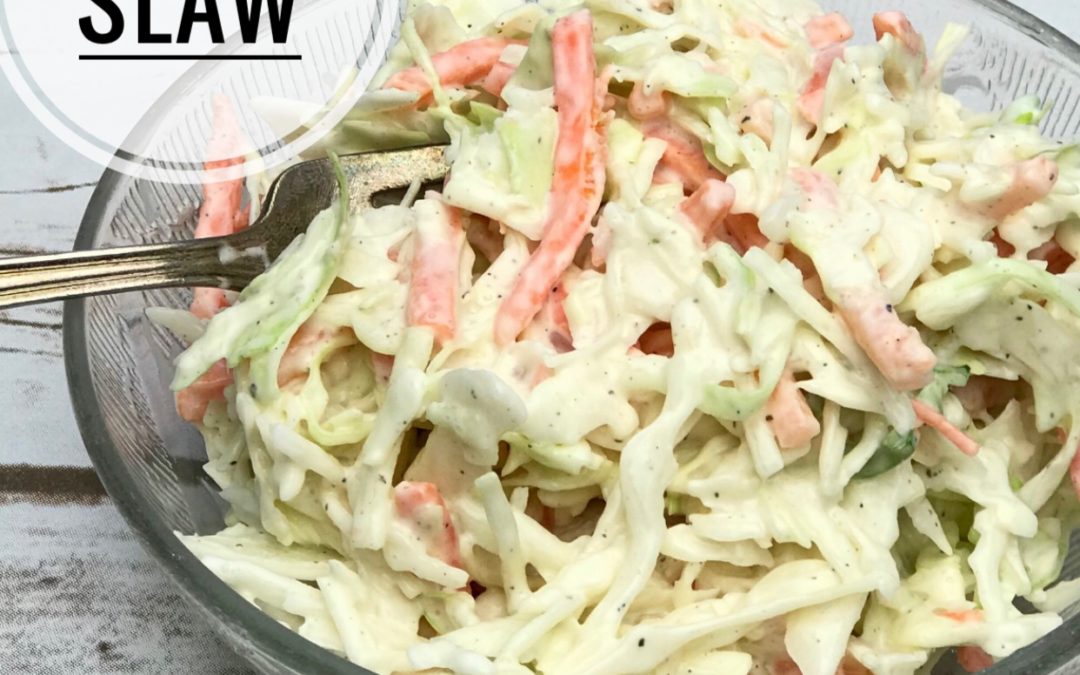 Simple Creamy Slaw to Add Flavor to Foods