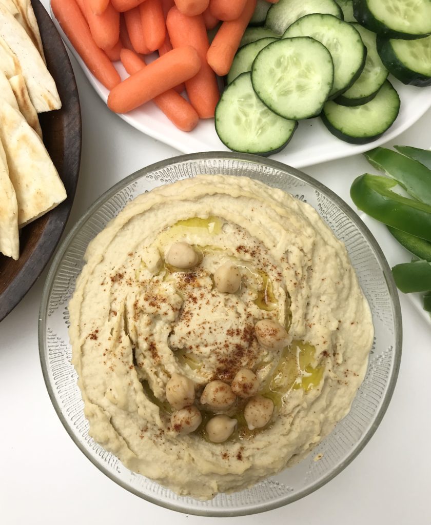 This post talks about what is hummus, is hummus healthy and how to make hummus. A classic recipe for hummus with a spicy kick.