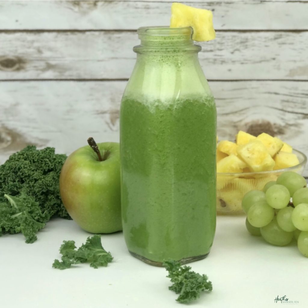 Green Juice Power Smoothie Heather Mangieri Nutrition