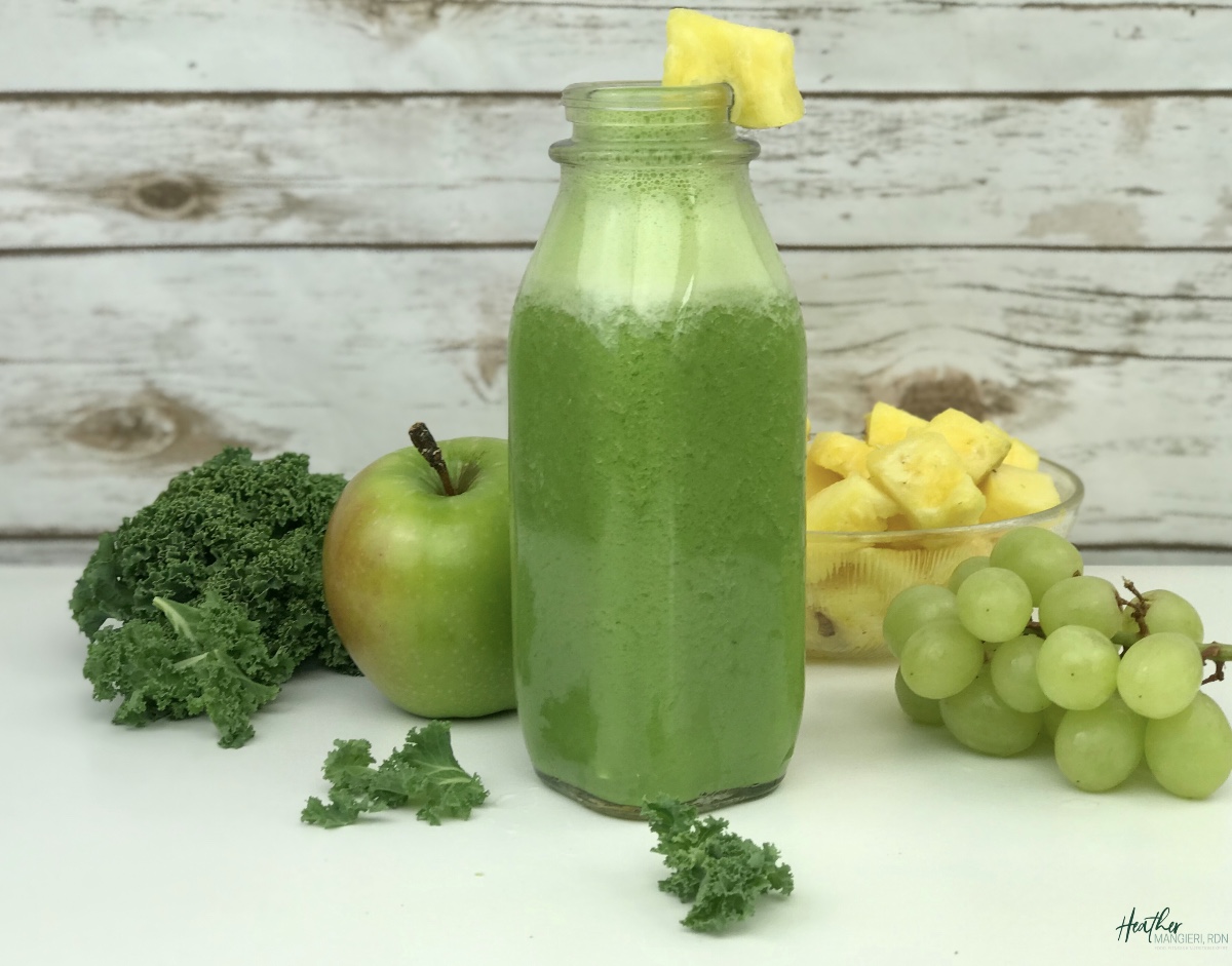 Green Juice Power Smoothie Heather Mangieri Nutrition