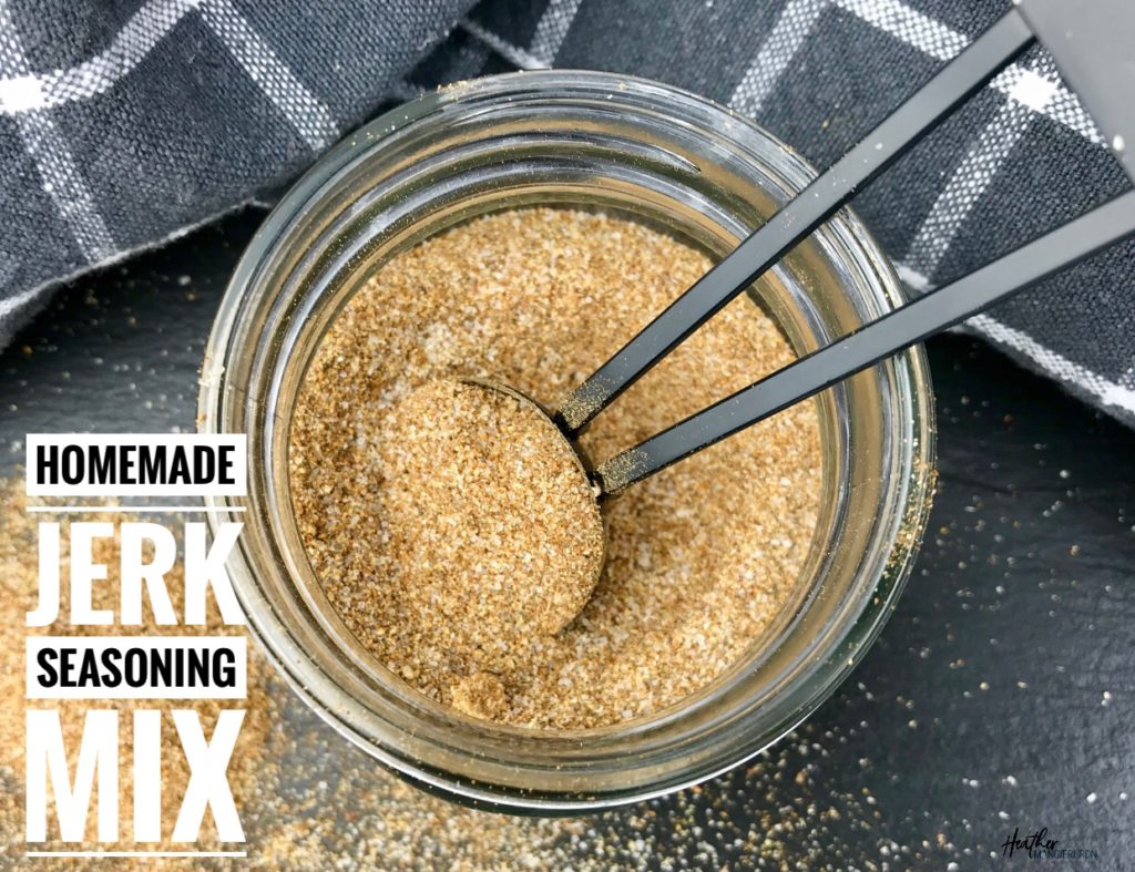 This homemade jerk seasoning blend is a great way to add spice and flavor to chicken, fish or other lean protein, and it also makes a great marinade. 