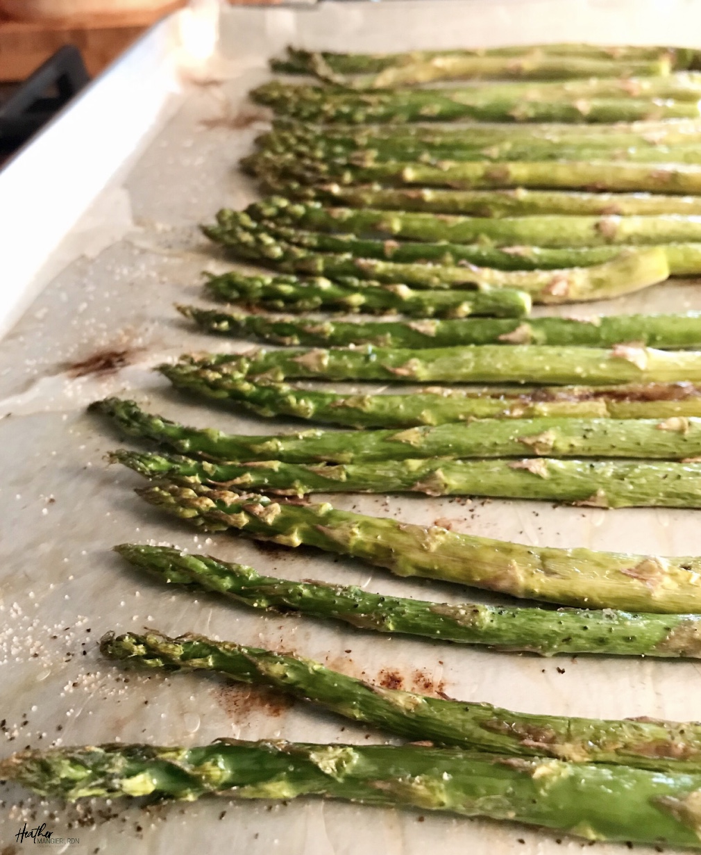 OvenRoasted Asparagus Heather Mangieri Nutrition