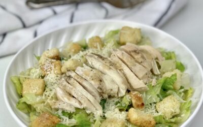 Healthier Chicken Caesar Salad