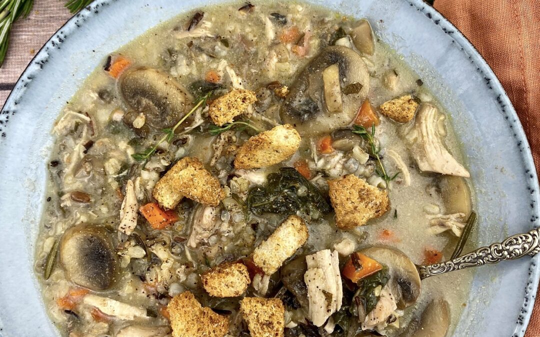 Cream Of Chicken And Mushroom Soup With Wild Rice