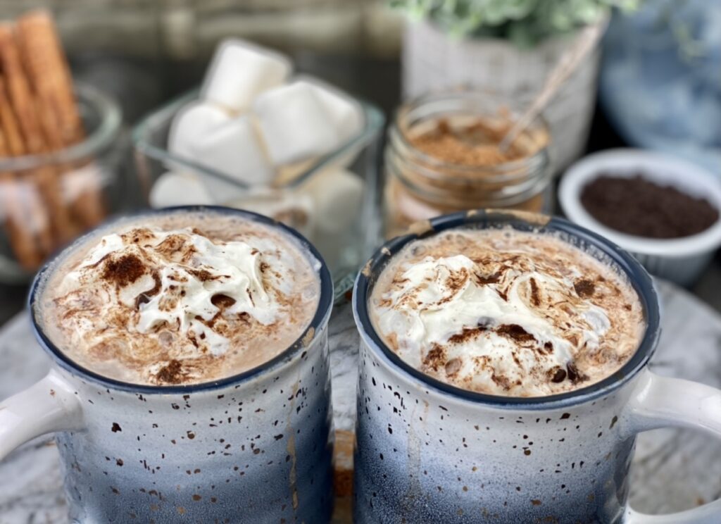 How to make a healthier homemade hot cocoa and how many caloreis are in hot chocolate