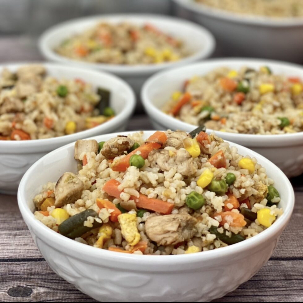 Easy, Chicken Fried Rice Heather Mangieri Nutrition