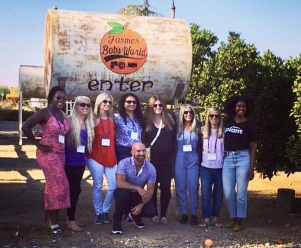 The group of dietitians at McKeller Family Farm